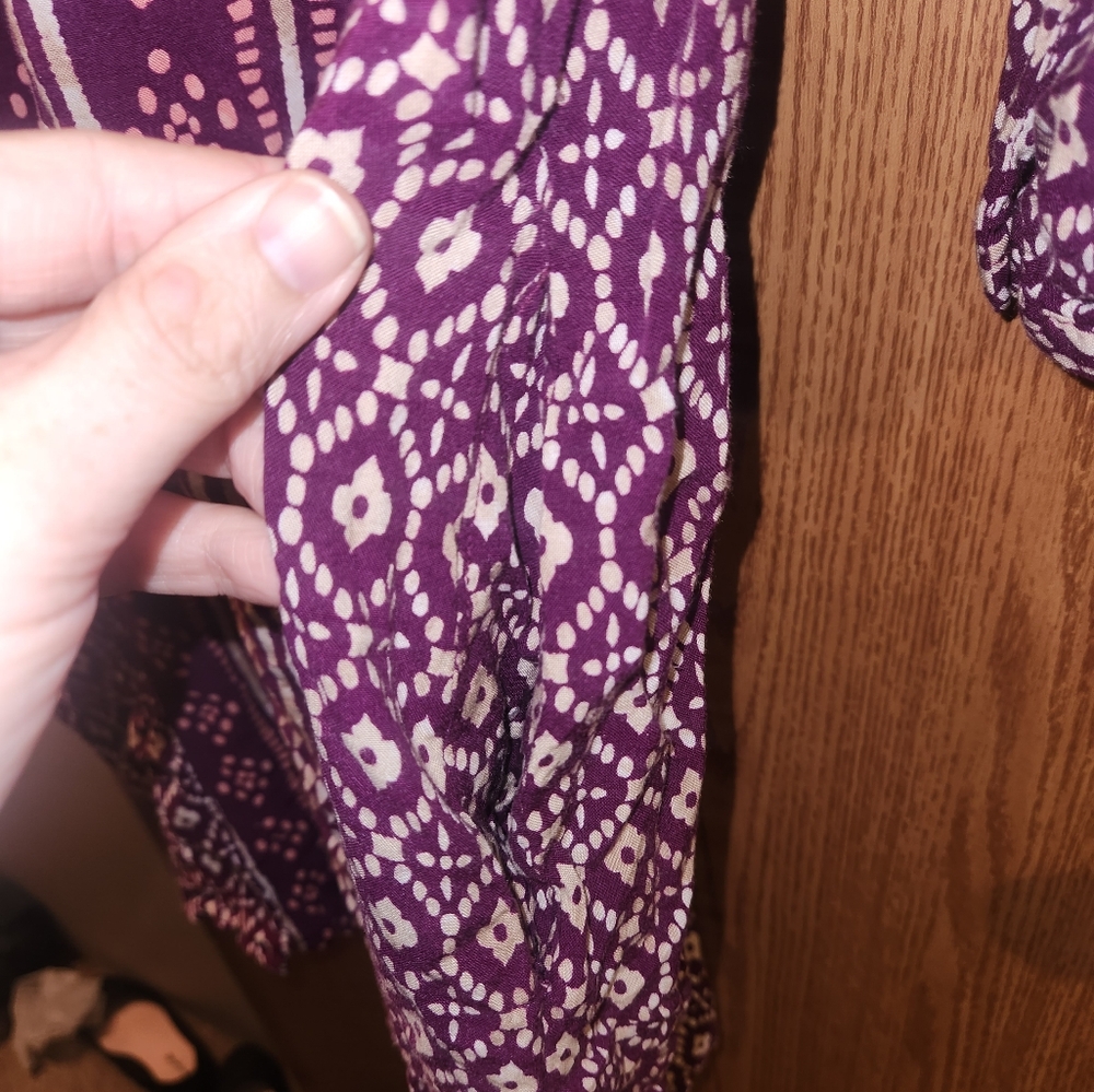 💓 3/$15 Sonoma Size Large 1/2 Sleeve Mini Dress - Picture 4 of 10